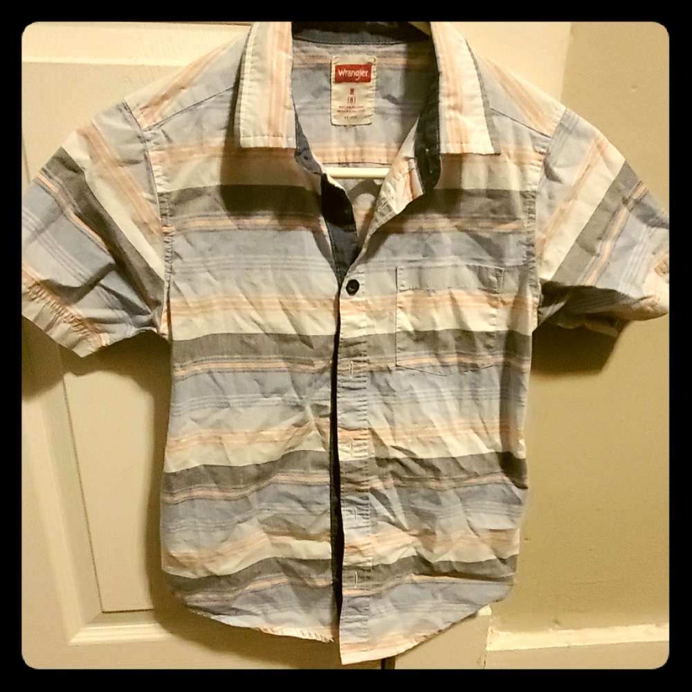 Boys button up polo